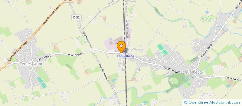 localisation de l'entreprise DEROMEX à ESQUELBECQ