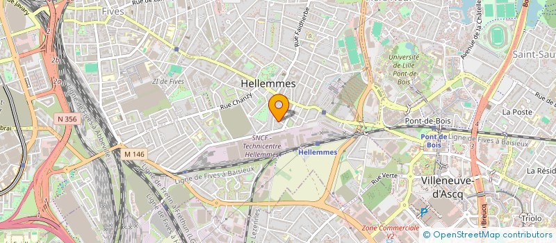 localisation de l'entreprise DEROUBAIX CD à LILLE
