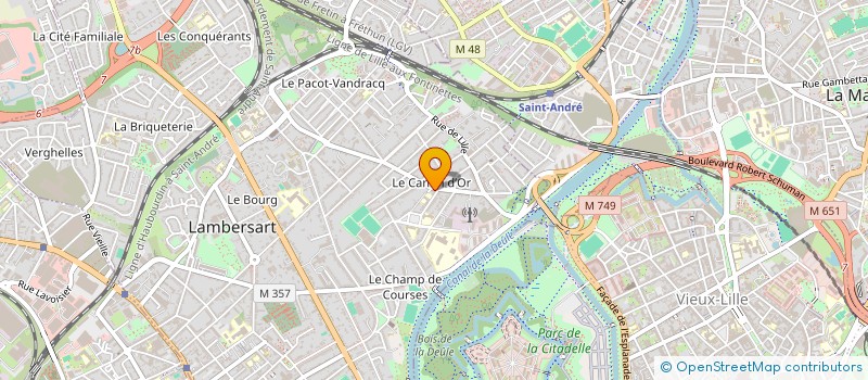 localisation de l'entreprise DEROUBAIX VALERIE à LAMBERSART