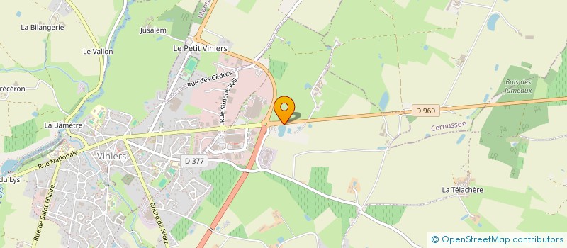 localisation de l'entreprise DEROUET FORMATION à LYS-HAUT-LAYON