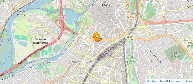 localisation de l'entreprise DEROULEDE  METZ