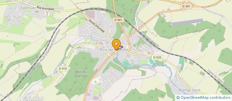 localisation de l'entreprise DEROUSSIMMO IV  POIX-DE-PICARDIE