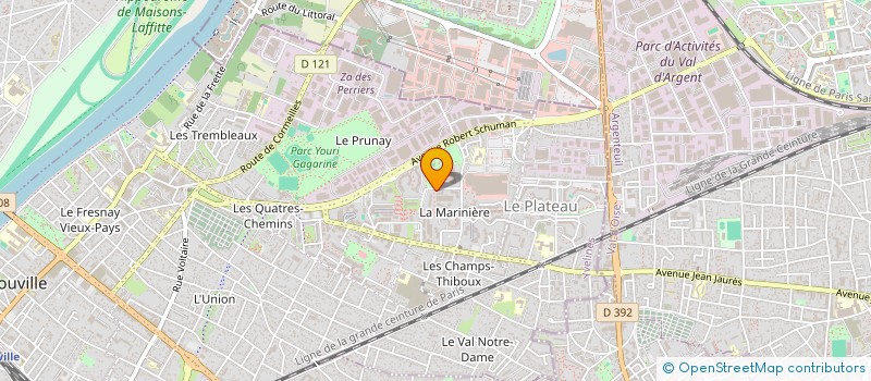 localisation de l'entreprise DEROUX & SEA TRANSPORT  SARTROUVILLE