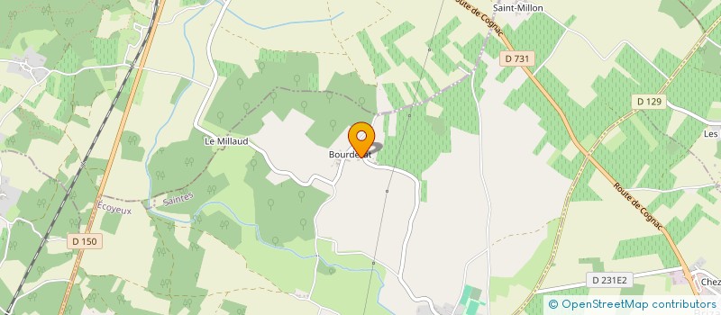 localisation de l'entreprise DEROZEAU  ECOYEUX