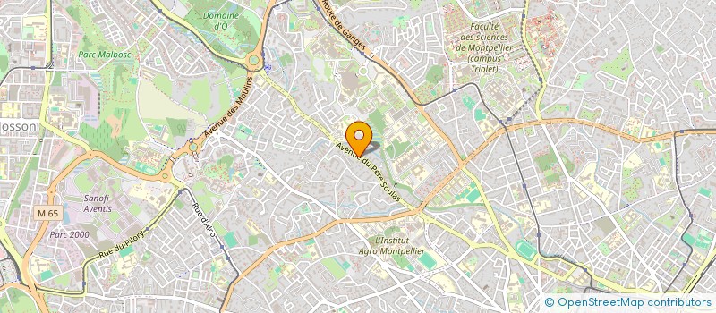 localisation de l'entreprise DEROZIE TERRASSEMENT à MONTPELLIER