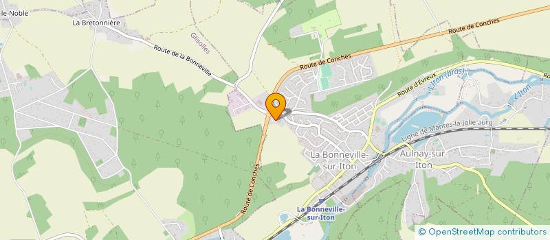 localisation de l'entreprise DERRAR à LA BONNEVILLE-SUR-ITON