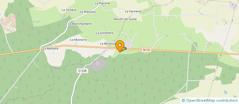 localisation de l'entreprise DERRE  SAINT-GEORGES-BUTTAVENT