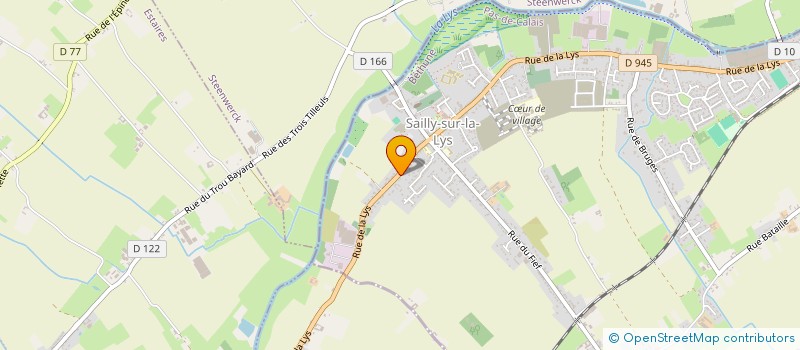 localisation de l'entreprise DERREL  SAILLY-SUR-LA-LYS