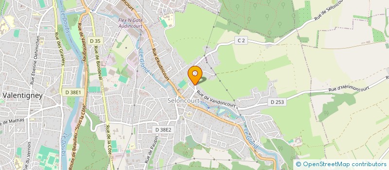 localisation de l'entreprise DERRI LOU CHATAI  SELONCOURT