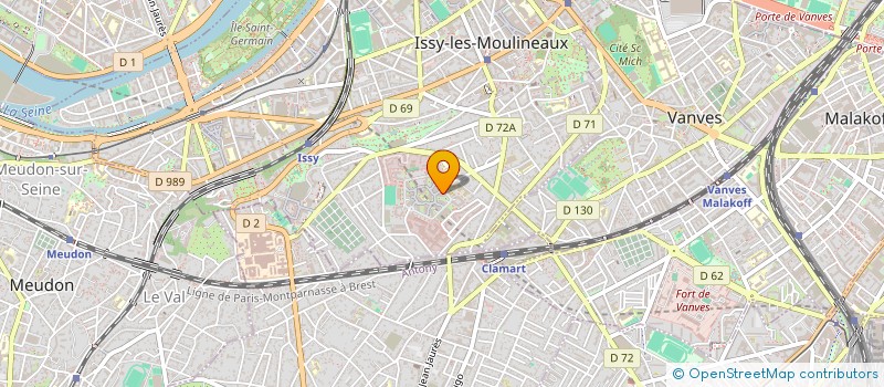 localisation de l'entreprise DERRIDJ à ISSY-LES-MOULINEAUX