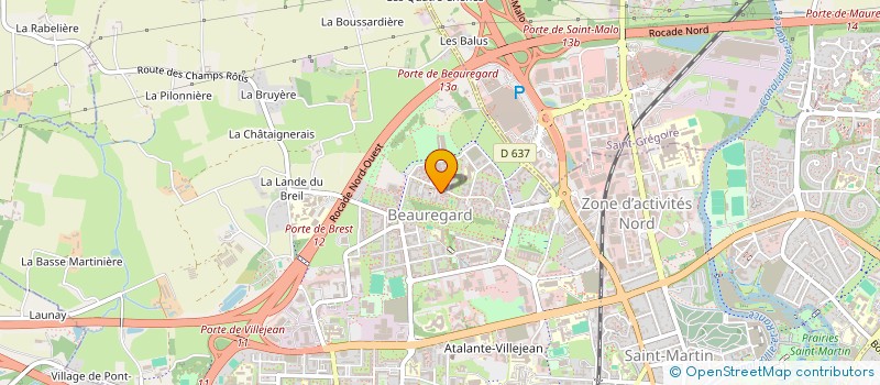 localisation de l'entreprise DERRIEN & DERRIEN  RENNES