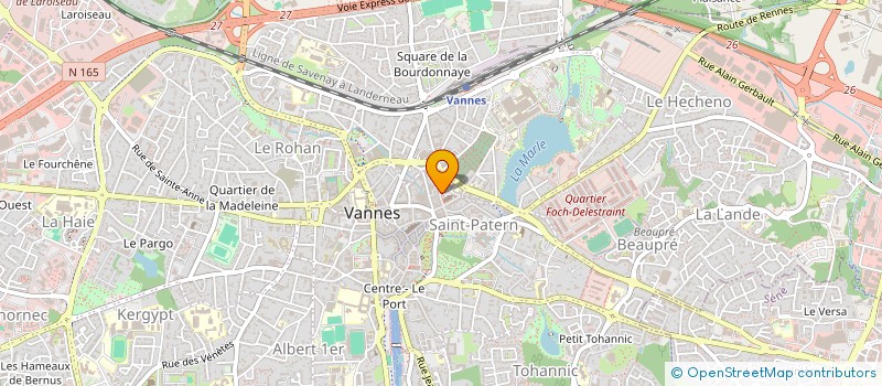 localisation de l'entreprise DERRIEN - LE NEDIC à VANNES