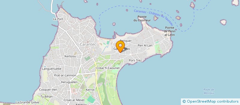 localisation de l'entreprise DERRIENNIC KELENN  CARANTEC