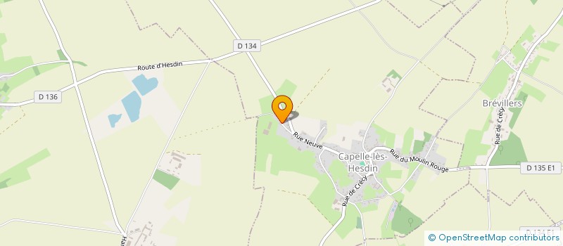 localisation de l'entreprise DERRIERE L'ENCLOS à CAPELLE-LES-HESDIN