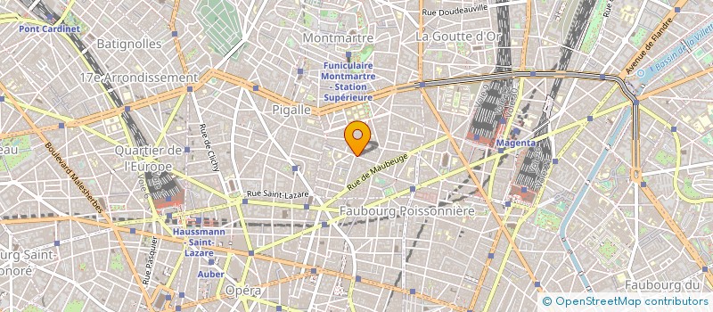 localisation de l'entreprise DERRIERE LA BLOUSE  PARIS 9