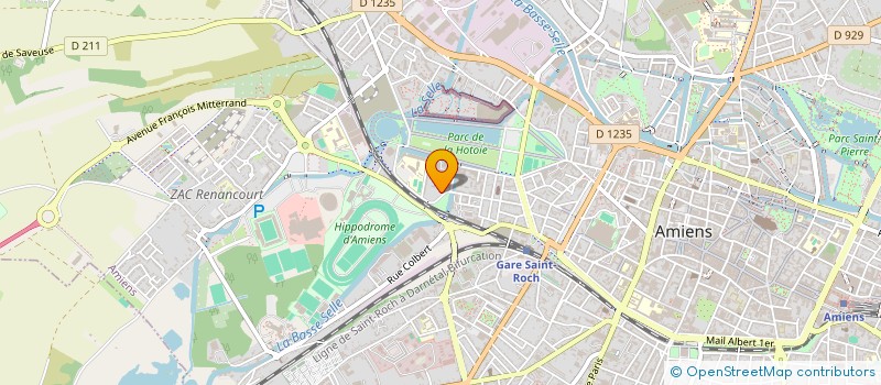 localisation de l'entreprise DERRIERE LE MASQUE  AMIENS