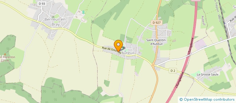 localisation de l'entreprise DERRIERE LES HAIES  AUTEUIL