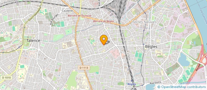 localisation de l'entreprise DERRIERE LES MURS à BEGLES