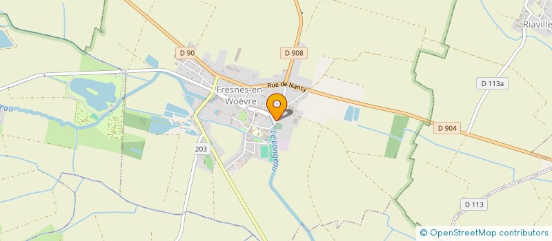 localisation de l'entreprise DERRIERE LES PORTES à FRESNES-EN-WOEVRE