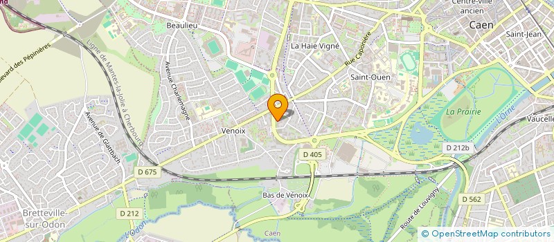 localisation de l'entreprise DERRIERE LES RIDEAUX à CAEN
