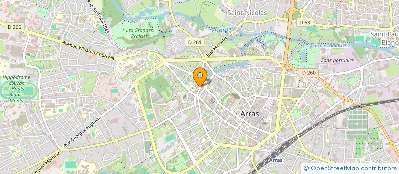 localisation de l'entreprise DERSI à ARRAS