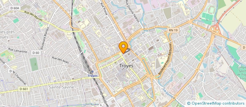 localisation de l'entreprise DERSIM à TROYES