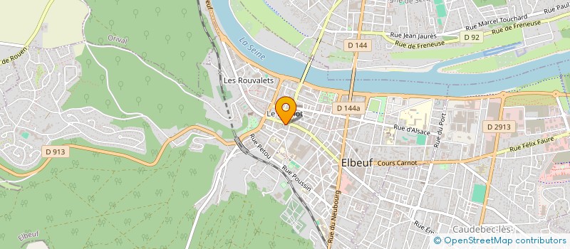 localisation de l'entreprise DERSIM SARL à ELBEUF