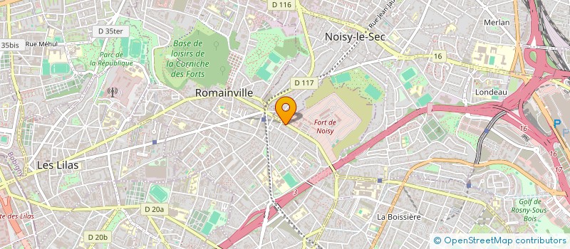 localisation de l'entreprise DERSIMO RENOV à ROMAINVILLE