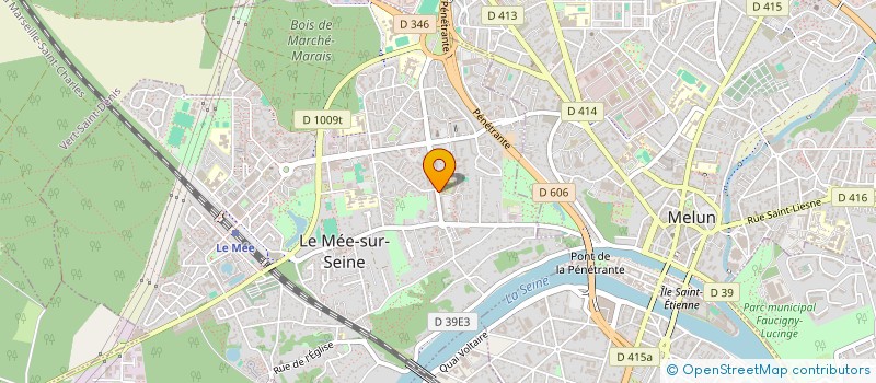 localisation de l'entreprise DERSO à LE MEE-SUR-SEINE