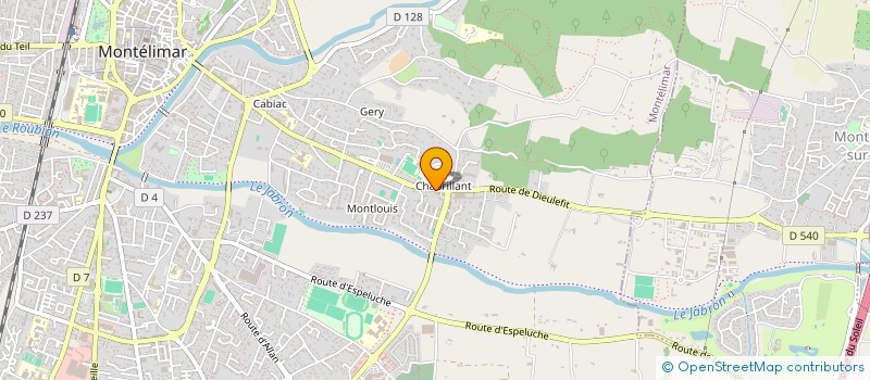 localisation de l'entreprise DERSTEIN 911 à MONTELIMAR