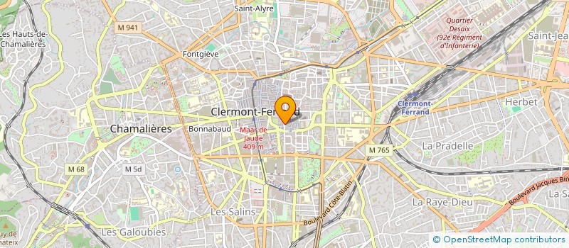 localisation de l'entreprise DERSU & UZALA  CLERMONT-FERRAND