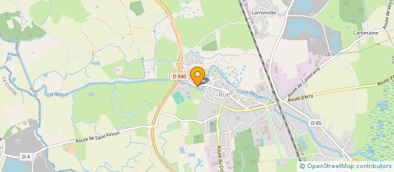 localisation de l'entreprise DERU-QUESNE  QUEND