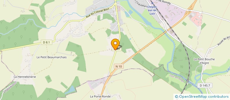 localisation de l'entreprise DERUE RIVIERE à CLOYES-LES-TROIS-RIVIERES