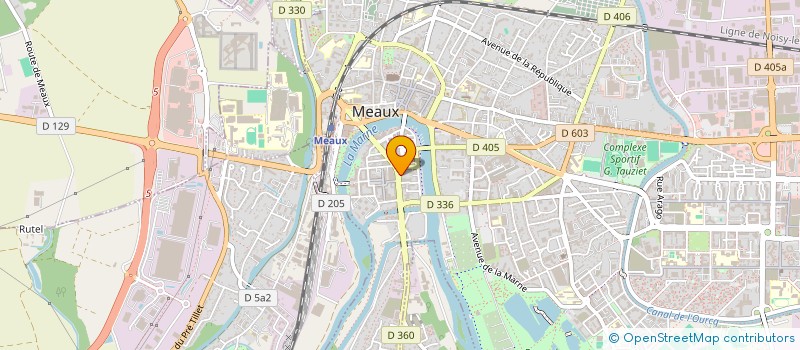 localisation de l'entreprise DERUN INTER à MEAUX