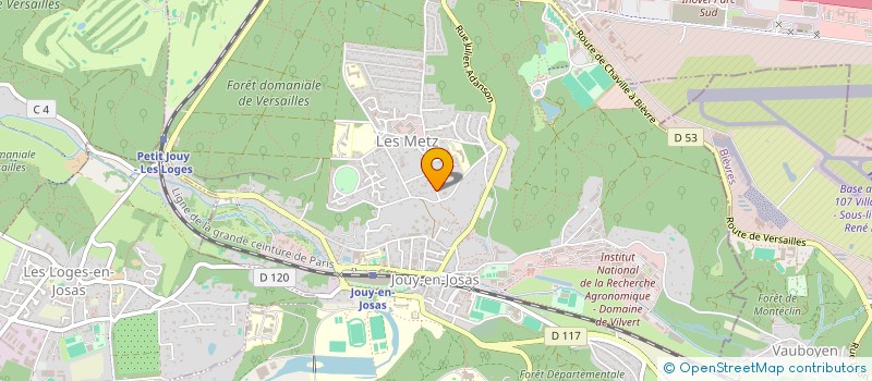 localisation de l'entreprise DERUSSIT                      BERTR  JOUY-EN-JOSAS