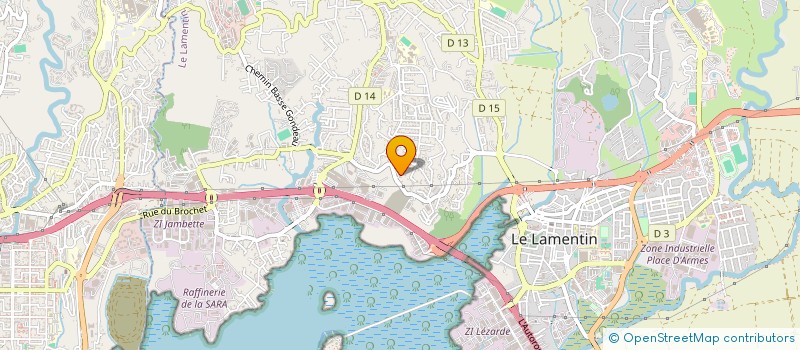 localisation de l'entreprise DERV20'S HOLDING  LE LAMENTIN