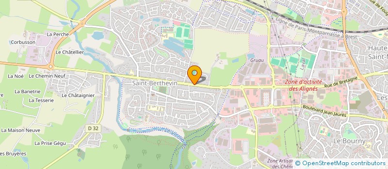 localisation de l'entreprise DERVAL PINCON  SAINT-BERTHEVIN