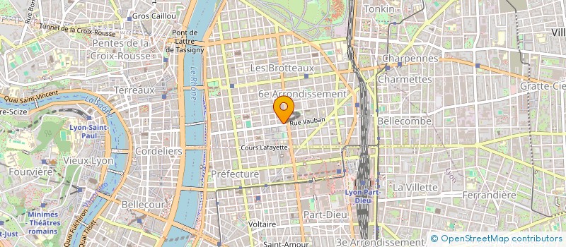 localisation de l'entreprise DERVAULT IMMOBILIER à LYON