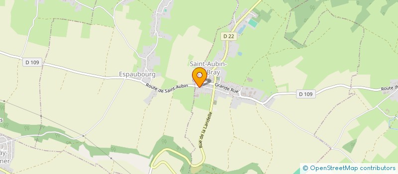 localisation de l'entreprise DERVELOIS  SAINT-AUBIN-EN-BRAY