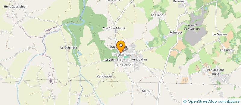 localisation de l'entreprise DERVEN à PEDERNEC