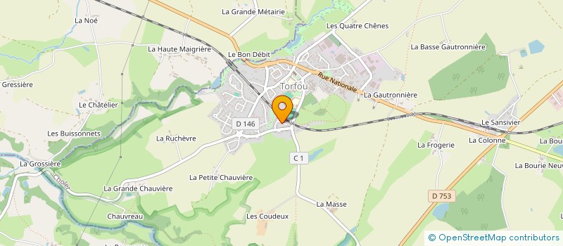 localisation de l'entreprise DERVICHE TOUR à SEVREMOINE