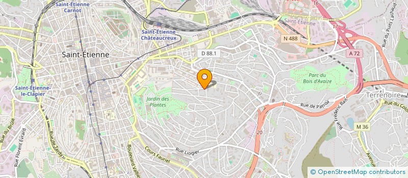 localisation de l'entreprise DERVIEUX FERNAND GIRIN MICHEL à SAINT-ETIENNE