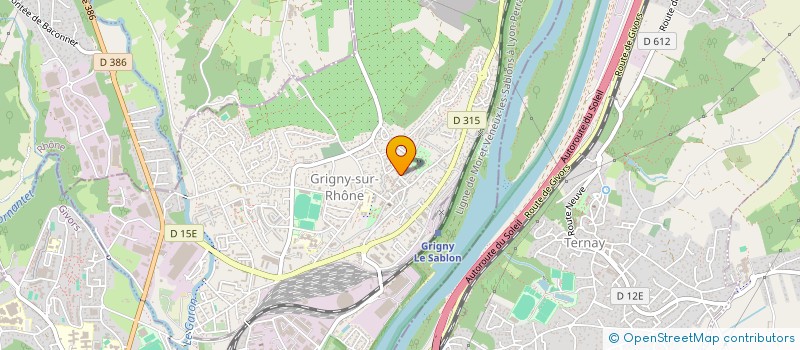 localisation de l'entreprise DERVIEUX LYON  LYON