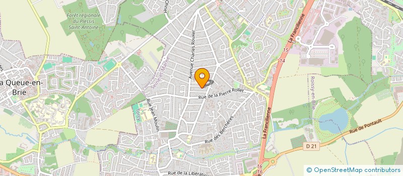 localisation de l'entreprise DERVILME-INVEST  PONTAULT-COMBAULT