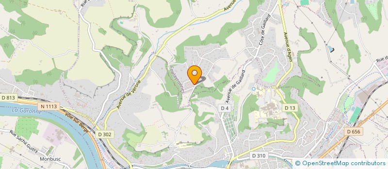 localisation de l'entreprise DES 1000 POINTS GAGNANTS à FOULAYRONNES