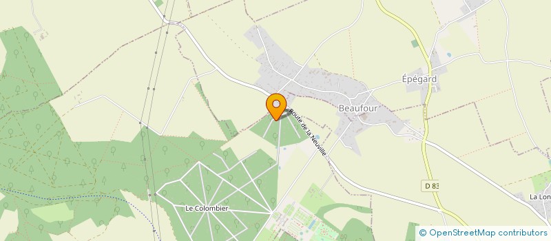 localisation de l'entreprise DES 2 A  SAINTE-OPPORTUNE-DU-BOSC