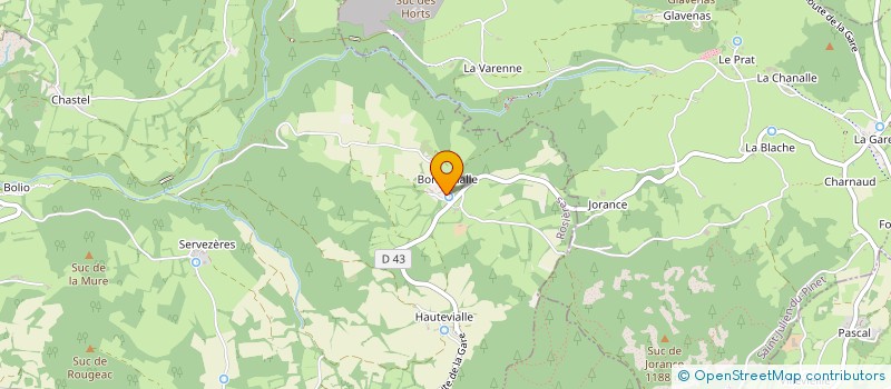 localisation de l'entreprise DES 2 F à ROSIERES