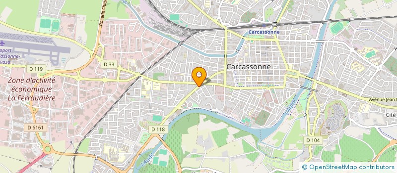 localisation de l'entreprise DES 2 FEUX DE BOIS à CARCASSONNE