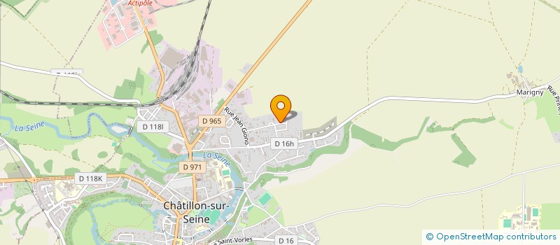 localisation de l'entreprise DES 2 FRERES  CHATILLON-SUR-SEINE