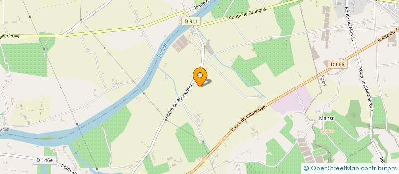 localisation de l'entreprise DES 2 M à GRANGES-SUR-LOT